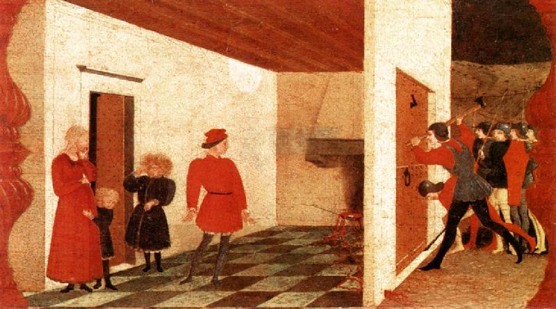 UCCELLO, Paolo Miracle of the Desecrated Host (Scene 2) t China oil painting art